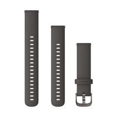 Garmin Siliconen bandje  - Garmin 18 mm aansluiting - Graphite