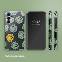 Selencia Vivid Tough Backcover Samsung Galaxy A15 (5G/4G) - Wavy Smiley Green