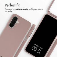 imoshion Silicone Case with Strap Samsung Galaxy A27 (5G) - Sand Pink