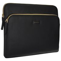 dbramante1928 Paris+ Sleeve - Laptop hoes 14 inch - Echt leer - Apple MacBook Pro 14 inch - Night Black