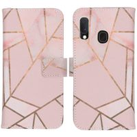 imoshion Design Softcase Bookcase Samsung Galaxy A20e - Pink Graphic