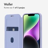 imoshion Transparante Bookcase met MagSafe Apple iPhone 14 / 13 - Lila