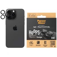 PanzerGlass Camera Protector Hoops Optic Rings Apple iPhone 15 Pro / 15 Pro Max - Black Titanium