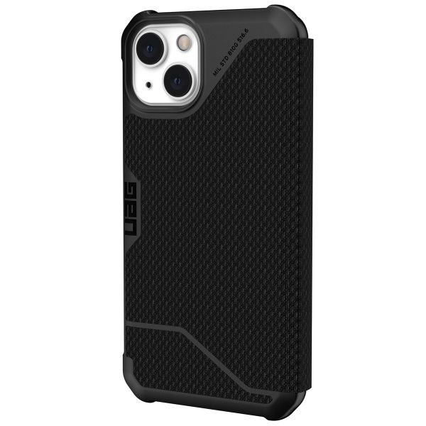 UAG Metropolis Bookcase iPhone 13 - Kevlar Black