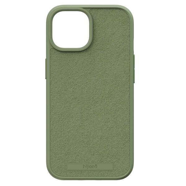 Njorð Collections Suède Comfort+ Case MagSafe iPhone 15 - Olive