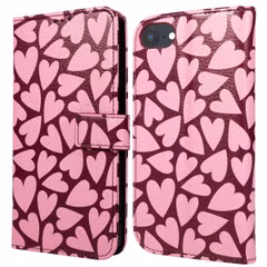 imoshion Design Bookcase Apple iPhone SE (2022 / 2020) / 8 / 7 / 6(s) - Hearty Blush