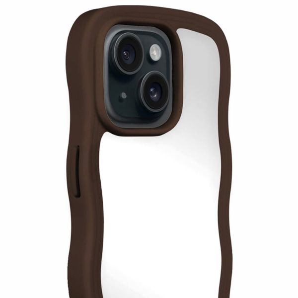 Holdit Wavy Case Apple iPhone 13/14/15/16e - Chocolate Mirror