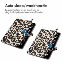 imoshion Design Trifold Bookcase Apple iPad Pro 11 (2024) M4 - Leopard