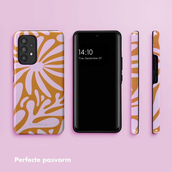 Selencia Vivid Tough Backcover Samsung Galaxy A53 - Modern Bloom Pink