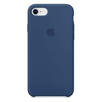 Apple Silicone Backcover Apple iPhone SE (2022 / 2020) / 8 / 7 - Blue Cobalt