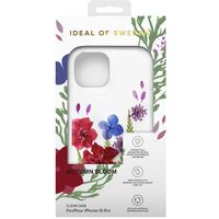 iDeal of Sweden Clear Case iPhone 15 Pro - Autumn Bloom