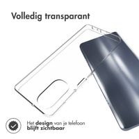 Accezz Clear Backcover Motorola Moto G62 - Transparant