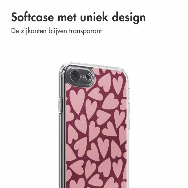 imoshion Design hoesje Apple iPhone SE (2022 / 2020) / 8 / 7 - Hearty Blush