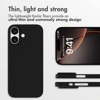 Accezz MagSafe Kevlar® Back Cover Apple iPhone 17 - Black