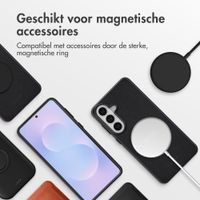Accezz MagSafe Leather Backcover Samsung Galaxy S26 Plus - Onyx Black