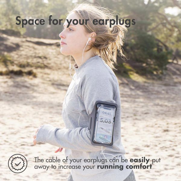 imoshion Premium Fit - Telefoonhouder hardlopen - Size XL - Zwart