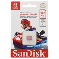 SanDisk microSD Nintendo Switch - 128GB - Mushroom