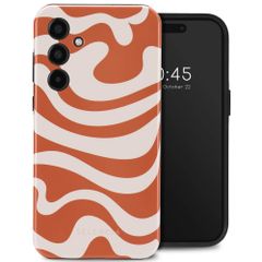 Selencia Vivid Tough Backcover Samsung Galaxy A35 - Dream Swirl Orange