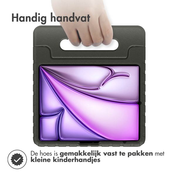 imoshion Kidsproof Backcover met handvat iPad Air 13 inch (2024) M2 - Zwart