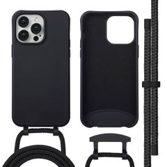 imoshion Color Backcover met afneembaar koord MagSafe Apple iPhone 14 Pro Max - Zwart