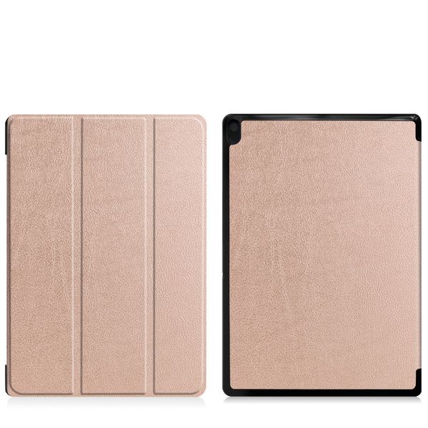 imoshion Trifold Bookcase Lenovo Tab E10 - Rosé Goud