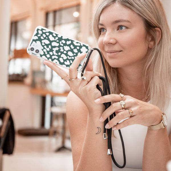 imoshion Design hoesje met koord Samsung Galaxy S10 Plus - Luipaard - Groen