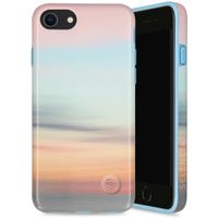 Selencia Aurora Fashion Backcover iPhone SE (2022 / 2020) / 8 / 7 - Duurzaam hoesje - 100% gerecycled - Sky Sunset Multicolor