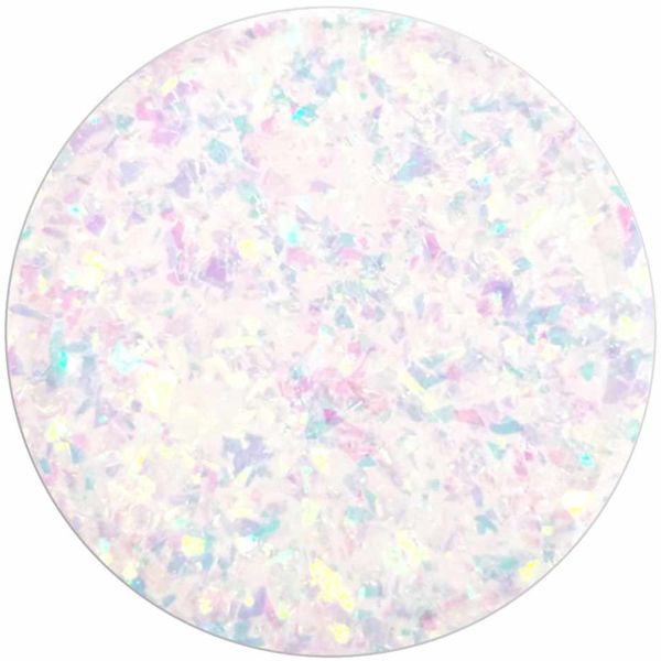 PopSockets Luxe PopGrip - Afneembaar - Iridescent Confetti White