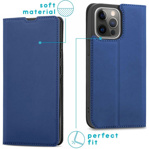 imoshion Slim Folio Bookcase iPhone 13 Pro Max - Donkerblauw