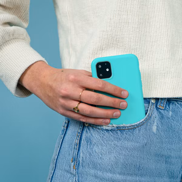 imoshion Color Backcover Apple iPhone 12 (Pro) - Mintgroen