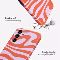 Selencia Vivid Backcover Samsung Galaxy A35 - Dream Swirl Pink