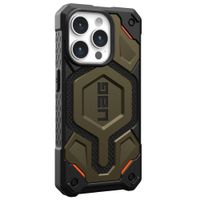 UAG Monarch Pro Backcover iPhone 15 Pro - Kevlar Element Green