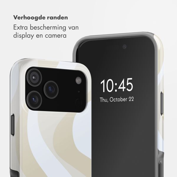 Selencia Vivid Backcover Apple iPhone 18 Pro - Desert Waves Beige