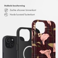 Selencia Vivid Backcover met MagSafe Apple iPhone 15 - Autumn Muse
