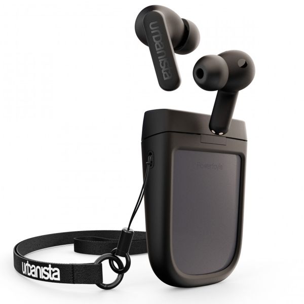 Urbanista Phoenix Solar - Draadloze oordopjes - Bluetooth draadloze oortjes - Met ANC noise cancelling functie - Midnight Black