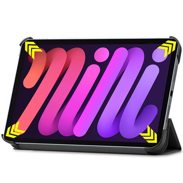 imoshion Trifold Bookcase iPad Mini 7 (2024) / iPad Mini 6 (2021) - Zwart