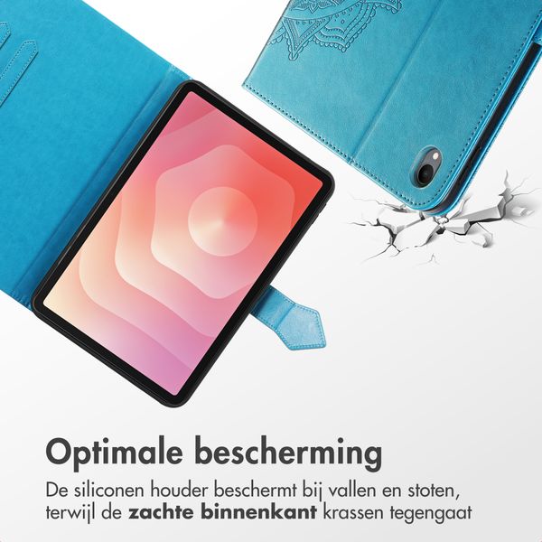 imoshion Mandala Bookcase Samsung Galaxy Tab S11 - Turquoise