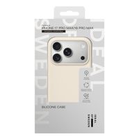 iDeal of Sweden Silicone Case met MagSafe Apple iPhone 18 Pro Max / 17 Pro Max - Cloud Dancer
