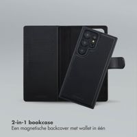 Selencia Olyn Uitneembare Bookcase met MagSafe Samsung Galaxy S24 Ultra - Zwart