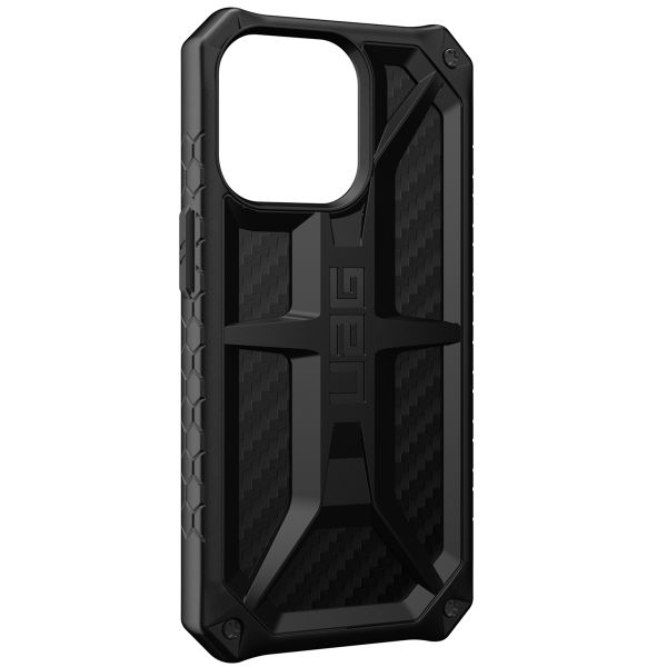 UAG Monarch Backcover iPhone 13 Pro - Carbon Fiber