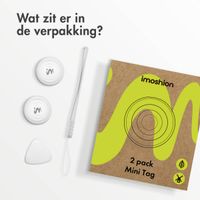 imoshion Mini Tag - Bluetooth Tracker voor iOS - 2 pack - Wit