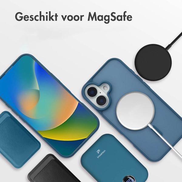 imoshion Color Guard Backcover met MagSafe Apple iPhone 16 - Donkerblauw