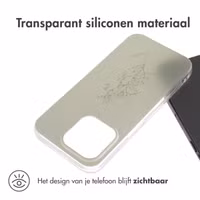 imoshion Design hoesje Apple iPhone 15 Pro - Floral Green