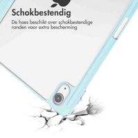 imoshion Trifold Hardcase Bookcase Apple iPad Air 11 inch (2025) M3 / (2024) M2 / Air 5 (2022) / Air 4 (2020) - Lichtblauw