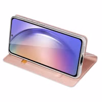 Dux Ducis Slim Softcase Bookcase Samsung Galaxy A55 - Rosé Goud