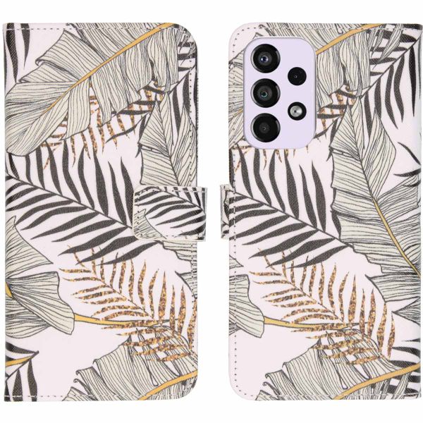 imoshion Design Softcase Bookcase Samsung Galaxy A33 - Glamour Botanic