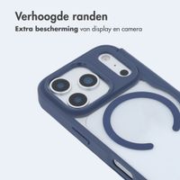 imoshion Transparante Bookcase met MagSafe Apple iPhone 17 Pro Max - Blauw