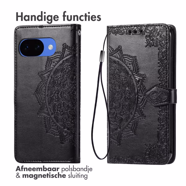 imoshion Mandala Bookcase Google Pixel 10a - Zwart