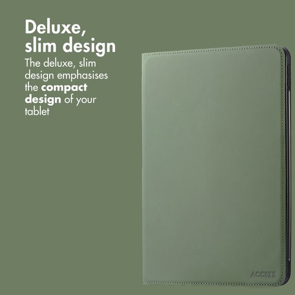 Accezz Classic Tablet Case Apple iPad 9 (2021) 10.2 inch / iPad 8 (2020) 10.2 inch / iPad 7 (2019) 10.2 inch - Green
