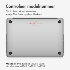 imoshion Laptop Cover Apple MacBook Pro 13 inch (2020 / 2022) - Zwart